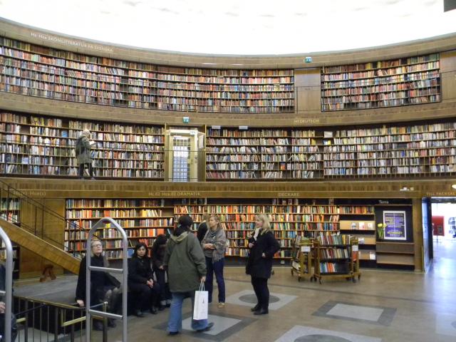სტოკჰოლმის (შვედეთი) მთავარი საჯარო ბიბლიოთეკა